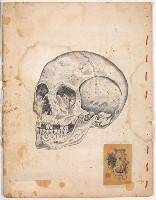 Wes Lang, Sometimes I Ride On Your Horses, Sometimes I Walk Alone, 2006. Pencil on paper, 14 x 10 in, 35 x 25 cm