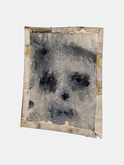 Samara Golden, Mask 9, 2012. Rmax, acrylic, Gorilla glue, 13 x 10 in
