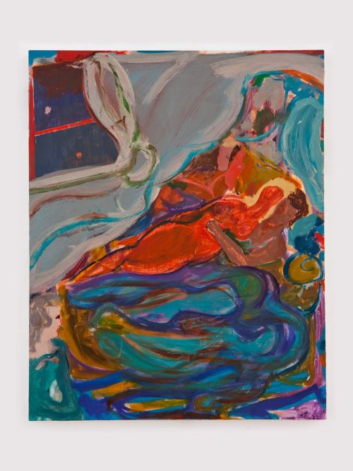 Jackie Gendel, The Big Sleep, 2012. Oil on panel, 20 x 16 in, 51 x 41 cm