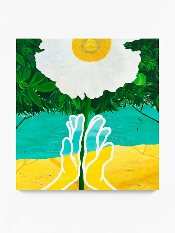 Oil on linen, 68 x 64 in (173 x 163 cm) (1)