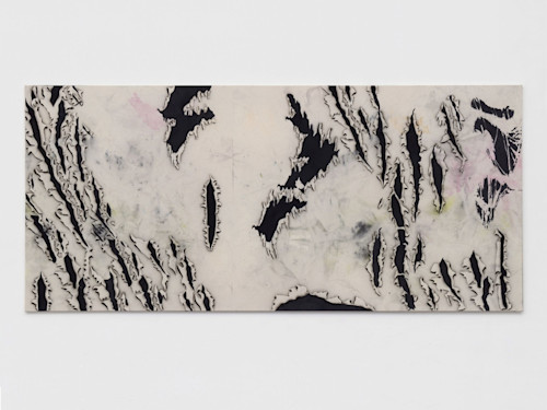 Zoe Barcza, Animorphs.S01E08.The.Alien, 2015. Acrylic on canvas, 39 x 87 in, 100 x 220 cm