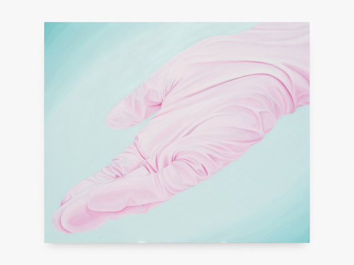 Anna Camner, Drifting, 2023. Oil on acrylic sheet, 100 x 120 cm (39 x 47 in)
