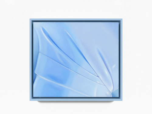 Anna Camner, Hide 2, 2024. Oil on acrylic sheet, 28 x 32 cm (11 x 13 in)
