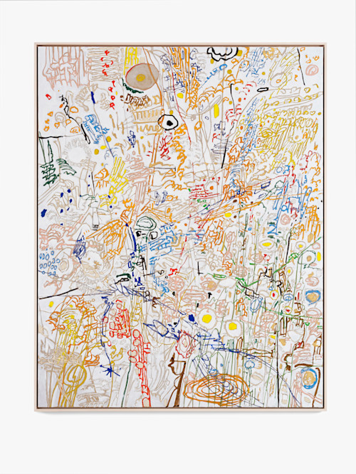 Jim Thorell, Supreme Snake Star Fruit, 2020. Oil on linen, 79 x 59 in (200 x 150 cm)
