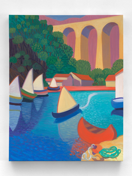 Daniel Heidkamp, Grand Méjean, 2020. Oil on linen, 28 x 22 in, 71 x 56 cm