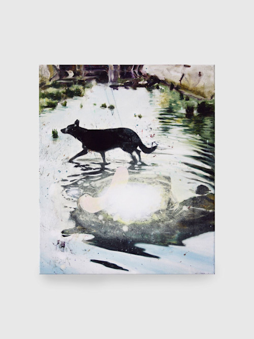 Till Gerhard, Lupus, 2013. Oil on canvas, 24 x 20 in, 60 x 50 cm