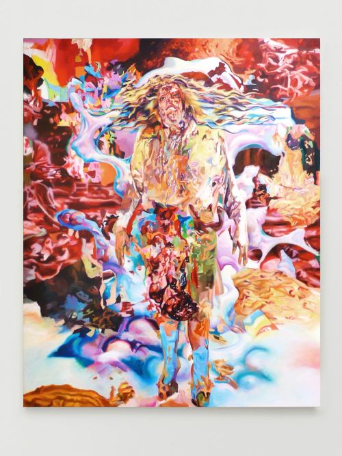 Francine Spiegel, Witchs Milk, 2010. Acrylic on canvas, 100 x 80 in, 254 x 203 cm