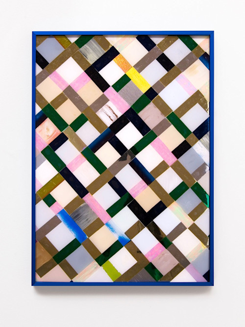Brian Belott, Easter Beast, 2011. Acrylic, foil and cellophane on plexiglass, 30 x 20 in, 76 x 51 cm