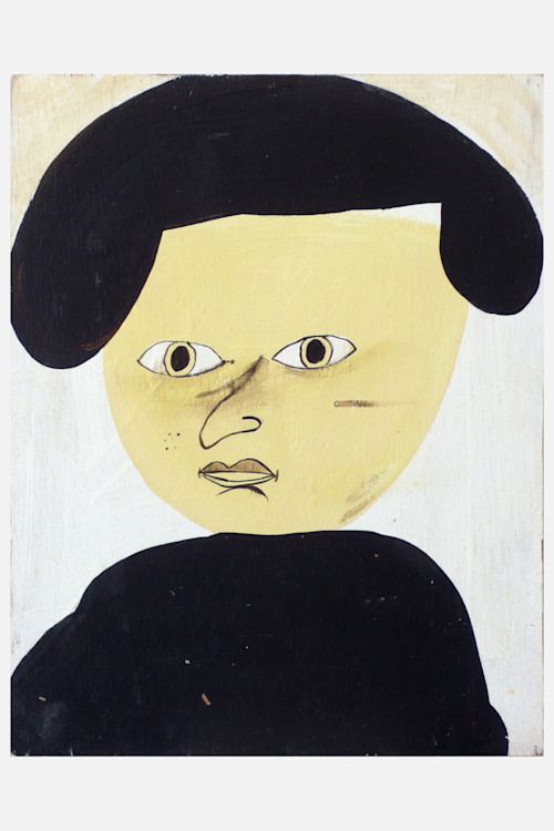 Eddie Martinez, Untitled, 2004. Acrylic and gouache on panel