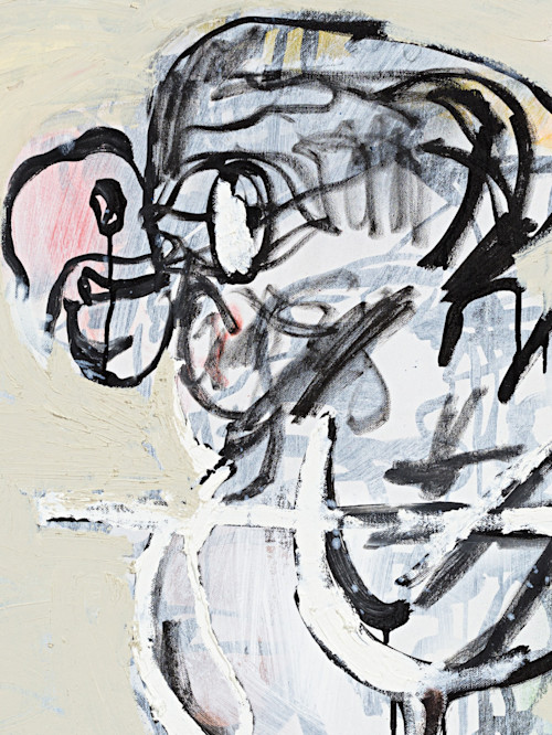 Eddie Martinez, Flight Pattern, 2020, Detail. 