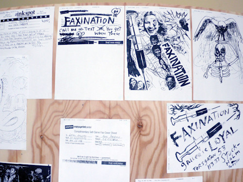 Faxination, Curated by Bill Saylor. Bill Saylor
