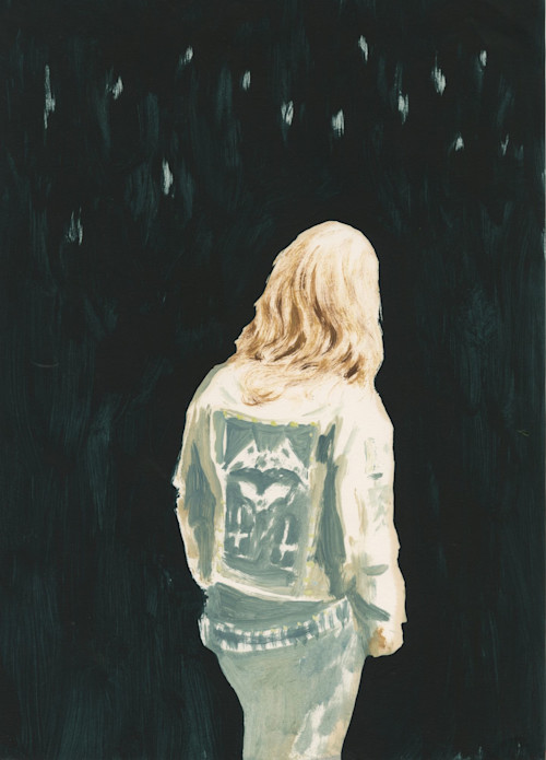 Danilo Stankovic, Empty Head II, 2013. Oil on paper, 42 x 30 cm