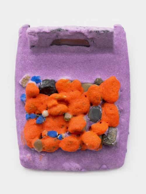 Brian Belott, Untitled (Calculator 13), 2014. Found calculator, colored sand, stones, 7 x 6 in, 18 x 15 cm