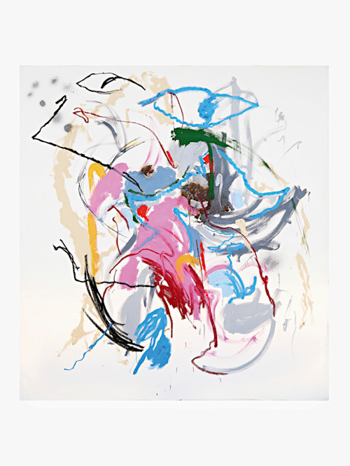 Ammon Rost, Tabulae Resea, 2020. Oil, acrylic on canvas, 72 x 66 in (183 x 168 cm)