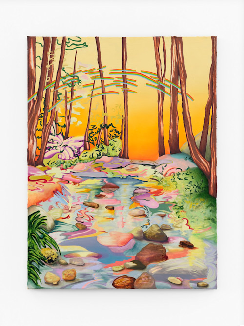 Olive Diamond, Peripeteia, 2022. Oil on linen, 40 x 30 in (102 x 76 cm)