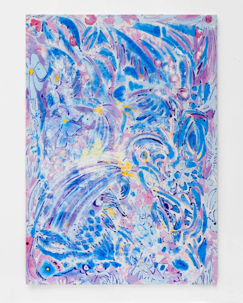 Jim Thorell, Till Eva, 2015. Acrylic on canvas, 83 x 59 in, 210 x 150 cm