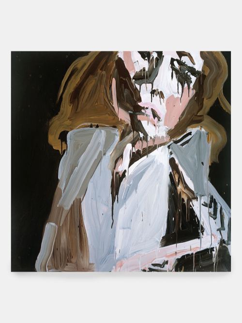Katherine Bernhardt, Cocaine Kate, 2006. Acrylic on canvas, 48 x 48 in, 122 x 122 cm