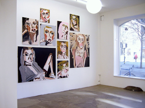 Katherine Bernhardt, Kiss me Kate. 