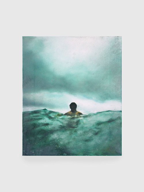 Till Gerhard, Flut, 2013. Oil on canvas, 24 x 20 in, 60 x 50 cm