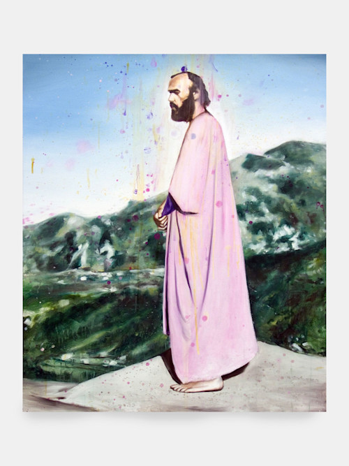 Till Gerhard, Fool on the Hill, 2007. Oil on canvas, 47 x 39 in, 120 x 100 cm