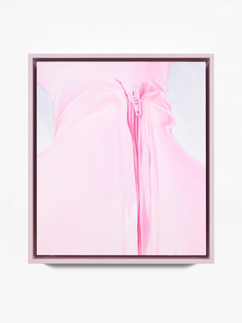 Anna Camner, Shut Up, 2024. Oil on acrylic sheet, 32 x 28 cm (13 x 11 cm)