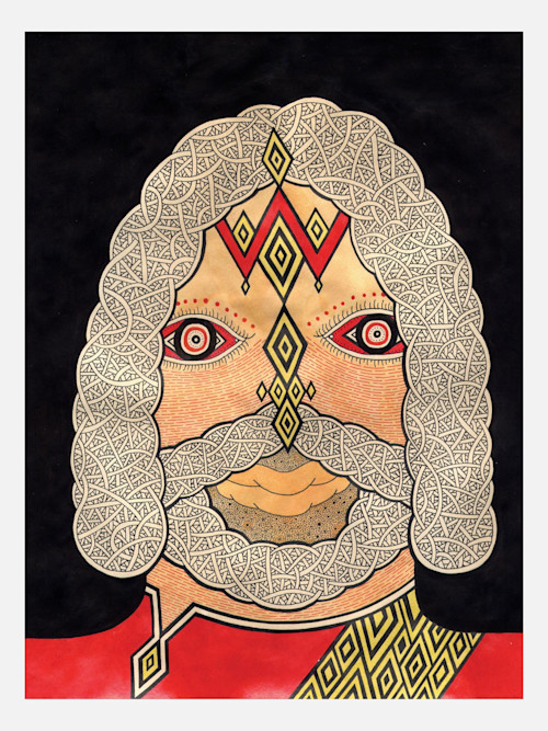Matt Leines, The Doctor, 2005. Watercolor, in and pencil on paper, 11 x 8 in, 28 x 20 cm