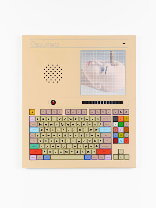 Henry Gunderson, The Programming Entity, 2018. Acrylic in canvas, 42 x 36 in (107 x 91 cm)