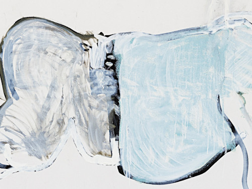 Eddie Martinez, Whiteout Sleeper, 2020, Detail. 