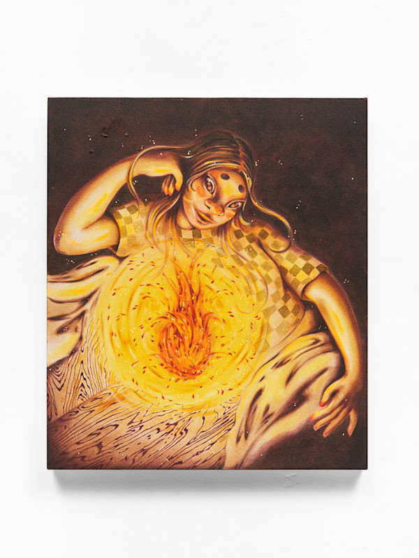 Acrylic on canvas, 28 x 24 in (71 x 61 cm)