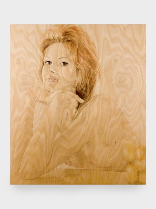 Suzannah Sinclair, Me (When You Are Looking), 2008. Watercolor and pencil on birch panel, 28 x 24 in, 71 x 61 cm