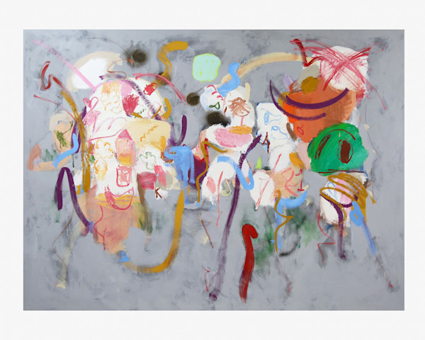 Oil and acrylic on canvas, 70 x 96 in (178 x 244 cm)