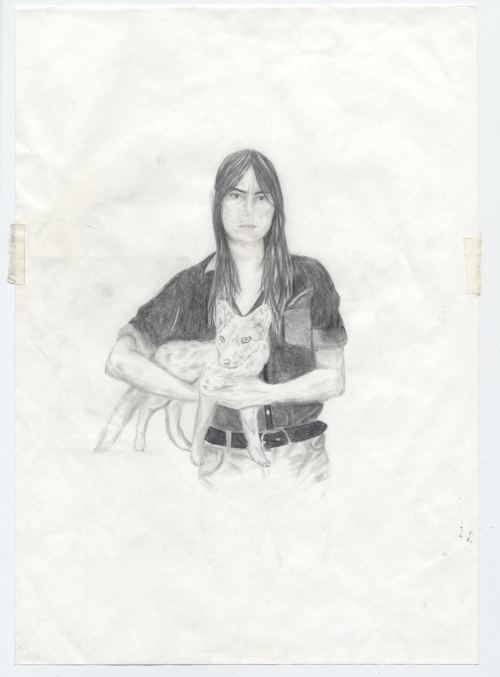 Anna Norlander, (Some Say) I Got Devil, 2006. Pencil on paper, 11 x 8 in, 28 x 21 cm