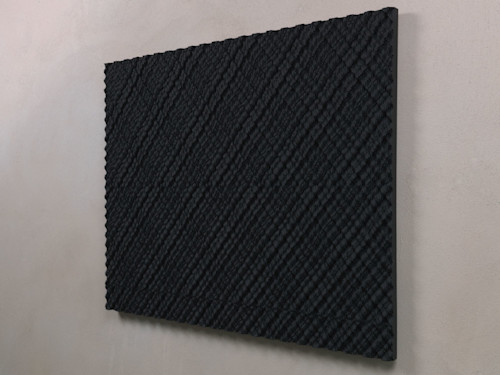Ara Peterson, Black Diamond Panel, 2007-2012. Acrylic paint on wood, 30 x 36.5 x 1.5 in, 76 x 92 x 4 cm