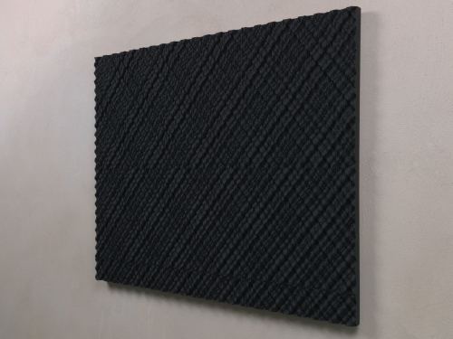 Ara Peterson, Black Diamond Panel, 2007-2012. Acrylic paint on wood, 30 x 36.5 x 1.5 in, 76 x 92 x 4 cm