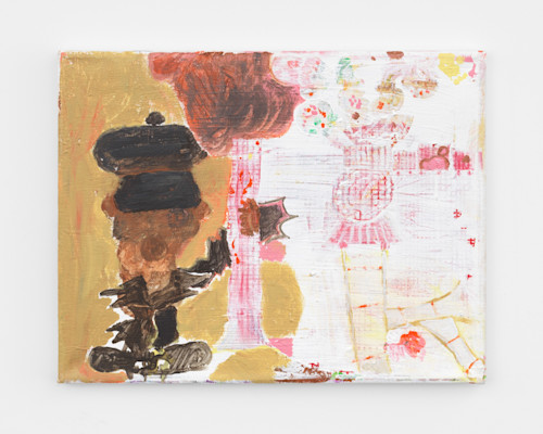 Rafael Delacruz, Wax 19, 2019. Acrylic on canvas, 11 x 14 in, 28 x 36 cm