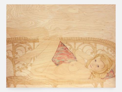 Suzannah Sinclair, Yesterdays Haunt Me, 2007. Watercolor and pencil on birch panel, 20 x 26 in, 51 x 66 cm