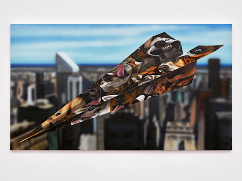 Henry Gunderson, Mile High Club, 2017. Acrylic on canvas, 48 x 84 in, 122 x 213 cm