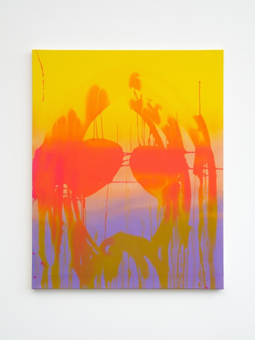 Liz Markus, Solarized, 2022. Acrylic on canvas, 60 x 48 in (183 x 152 cm)