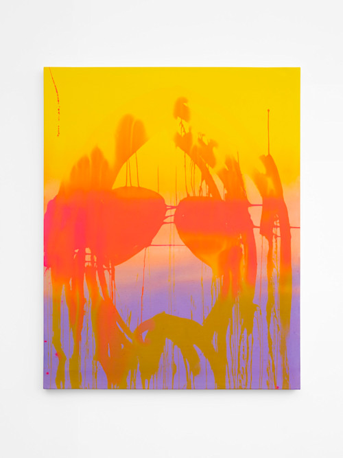 Liz Markus, Solarized, 2022. Acrylic on canvas, 60 x 48 in (152 x 122 cm)