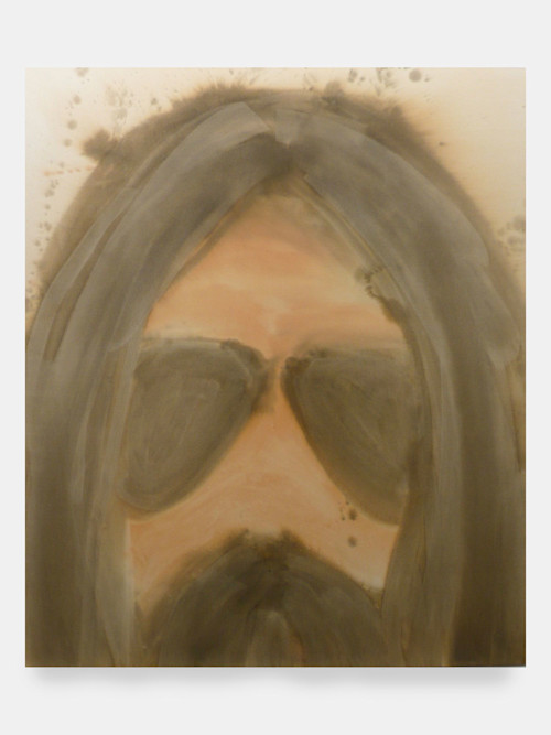 Liz Markus, Oh Mary, I’m In Deep Water, 2007. Acrylic on unprimed canvas, 72 x 60 in, 183 X 152 cm