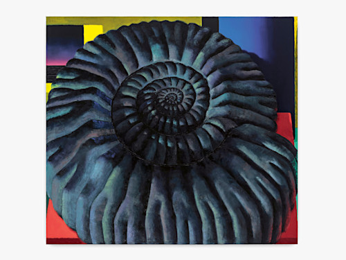 Jordan Kasey, Fossil, 2019. Oil on canvas, 66 x 72 in (168 x 184 cm)