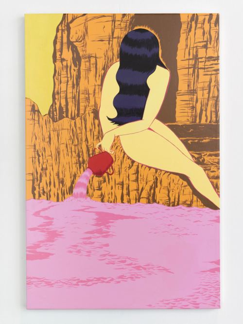 Mark Thomas Gibson, Siren, 2017. Acrylic on canvas, 36 x 23.5 in, 91 x 60 cm