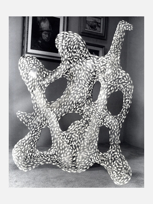 Jurgen von Duckerhoff, Untitled, 2011. Erasing of a print, 74 x 52 cm