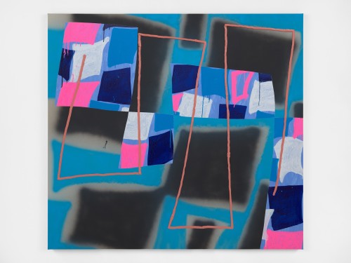 Trudy Benson, Join, 2020. Acrylic and oil on canvas, 61 x 66 in, 155 x 168 cm