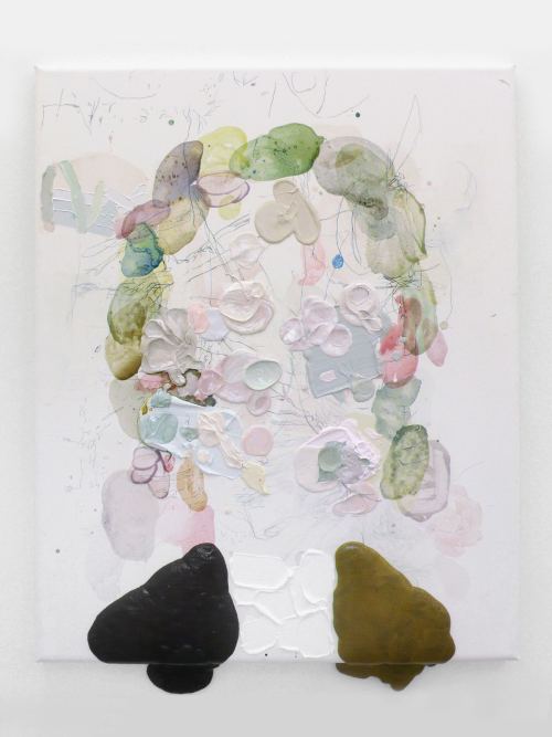 José Lerma, Untitled, 2007. Oil, acrylic, urethane, graphite on canvas, 54 x 40.5 in, 137 x 103