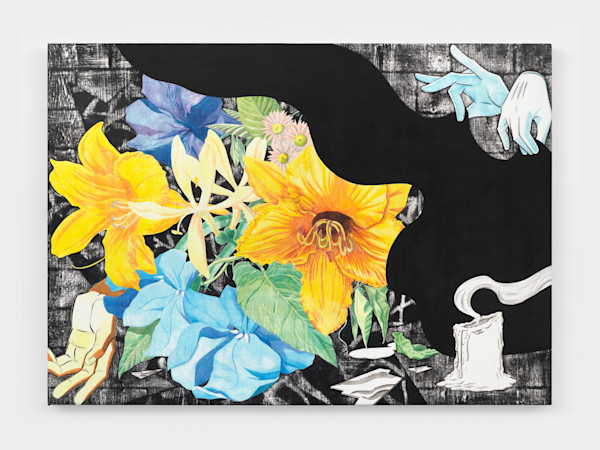 Ink on canvas, 46 x 64 in (117 x 163 cm)