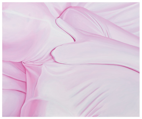 Anna Camner, Inside Out, 2023. Oil on acrylic sheet, 100 x 120 cm (39.4 x 47 in)