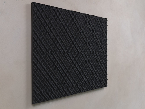 Ara Peterson, Black Diamond Panel, 2007-2012. Acrylic paint on wood, 30 x 36.5 x 1.5 in, 76 x 92 x 4 cm