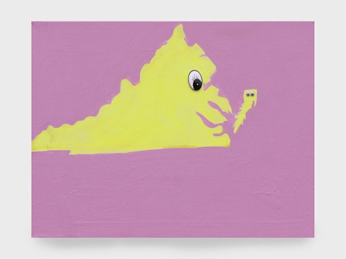 Laura Grant, Virginia, 2010. Acrylic and collage on canvas, 16 x 20 in, 41 x 51 cm