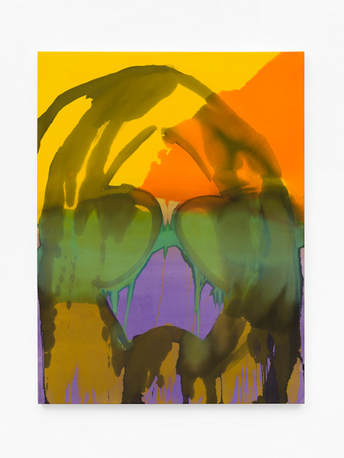 Liz Markus, Fastwalker, 2022. Acrylic on canvas, 48 x 36 in (122 x 91 cm)